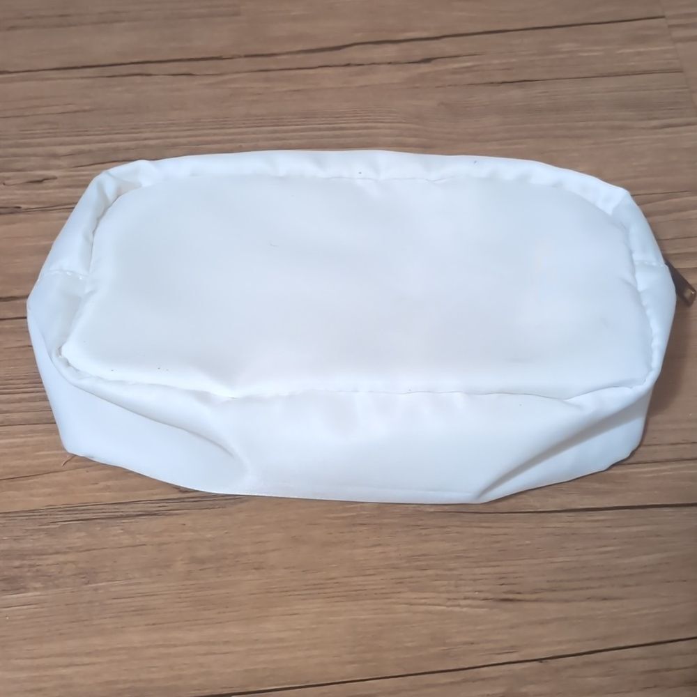 White with Rainbow GLAM Patches MakeUp Bag‎ - Picture 2 of 7